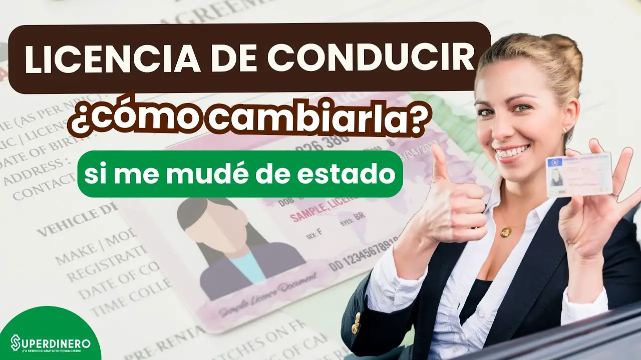 cambio de licencia de conducir de un estado a otro