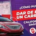 como dar de baja un carro en el dmv