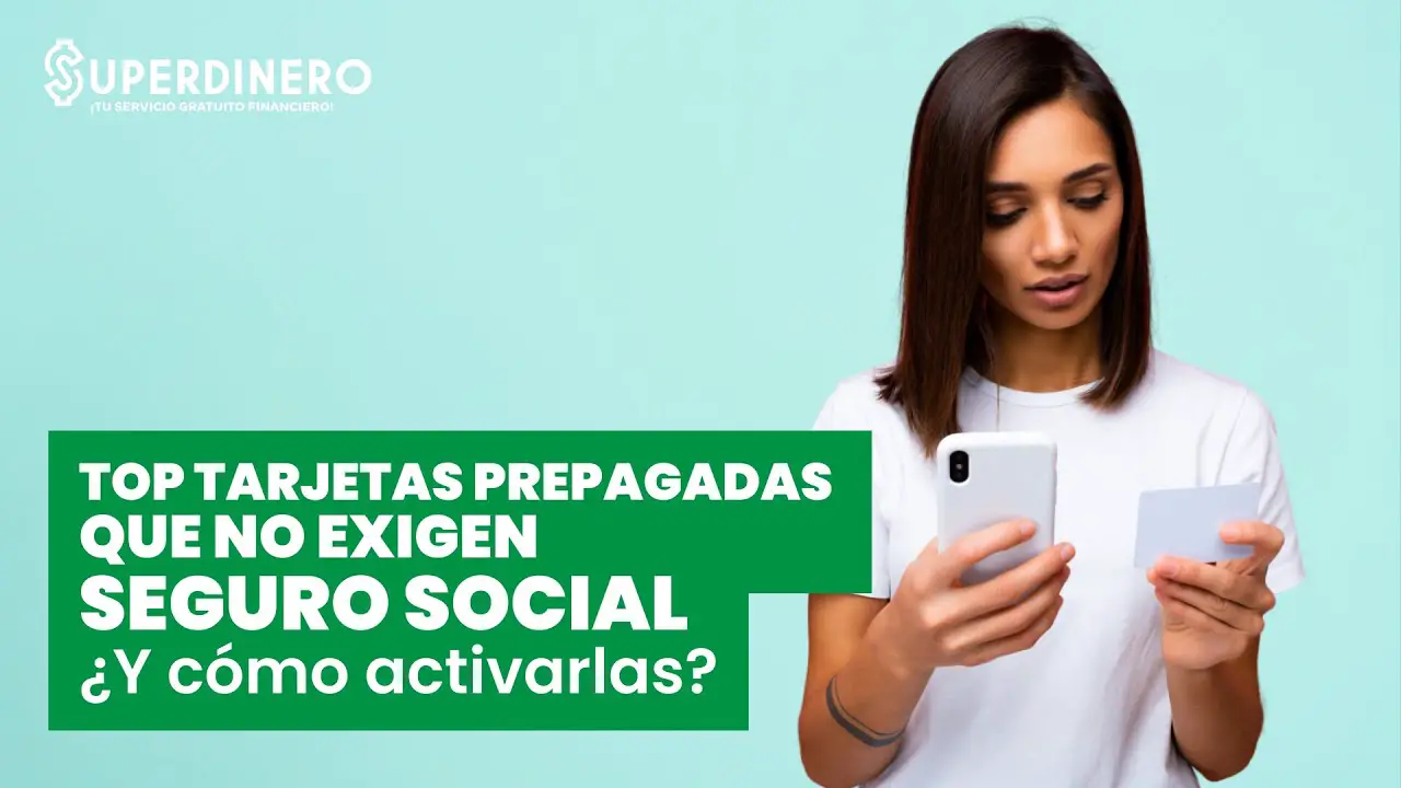 tarjetas prepagadas sin seguro social