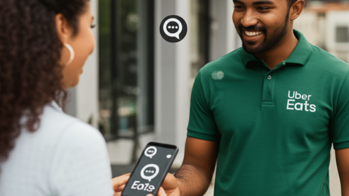Uber Eats: Mensajería sin complicaciones entre comercios y clientes