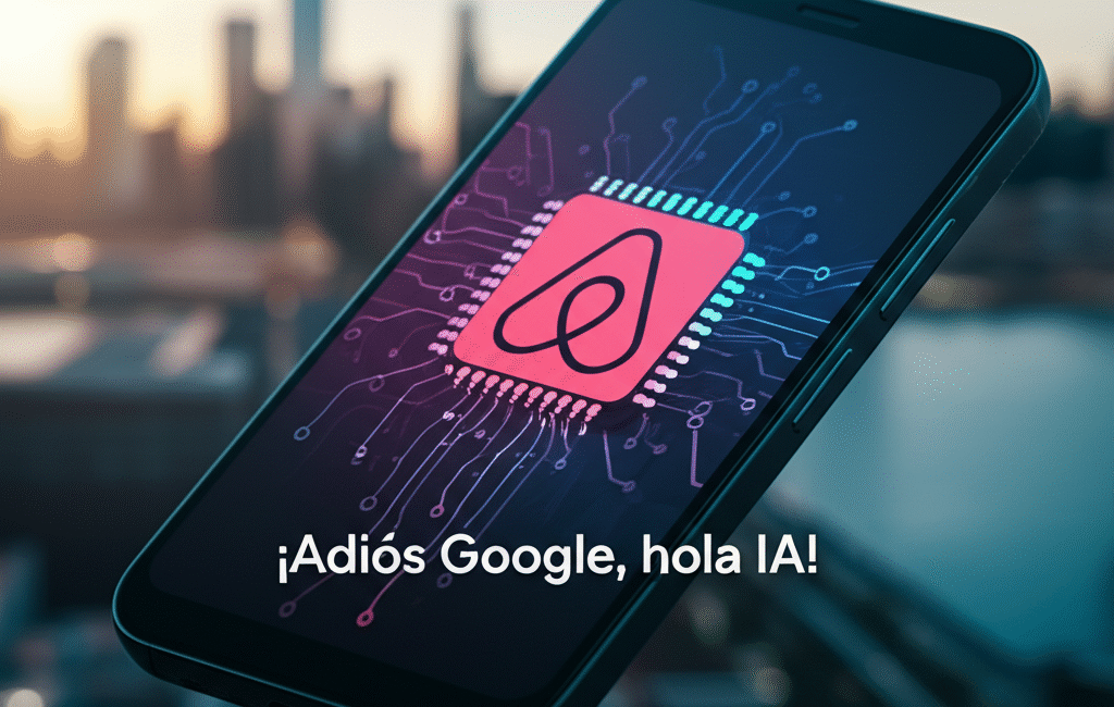 CEO Airbnb: ¡Adiós Google, hola IA!